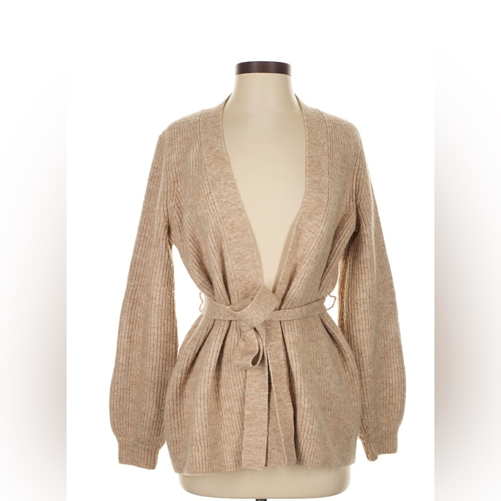 Boden Tan Women's Wool Cardigan Sweater